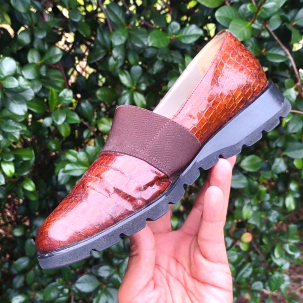 Alexandria –Women's Elegant Leather Luxury Slip On (ITALY)